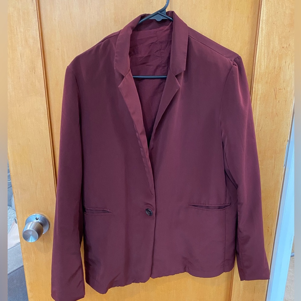 Maroon Blazer